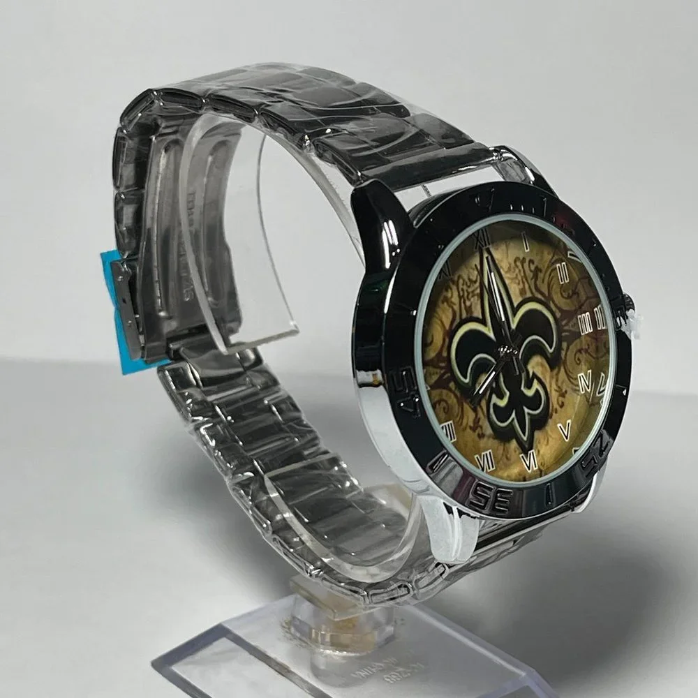 New Orleans Saints NFL Stainless Steel Men's Watch NEW!!